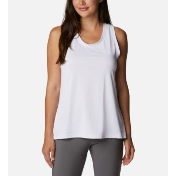 Columbia Hike Active Tank Top White Size XS - Picture 1 of 2